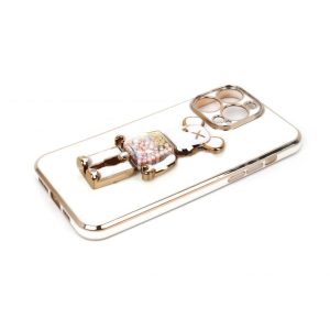 ZAŠTITNA MASKA TPU FRONDY BEAR IPHON 14 PRO WHITE