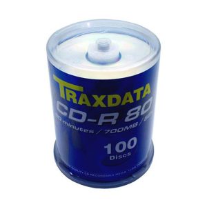 CD-R TRAXDATA, 80 min, 52X, cake 100 kom