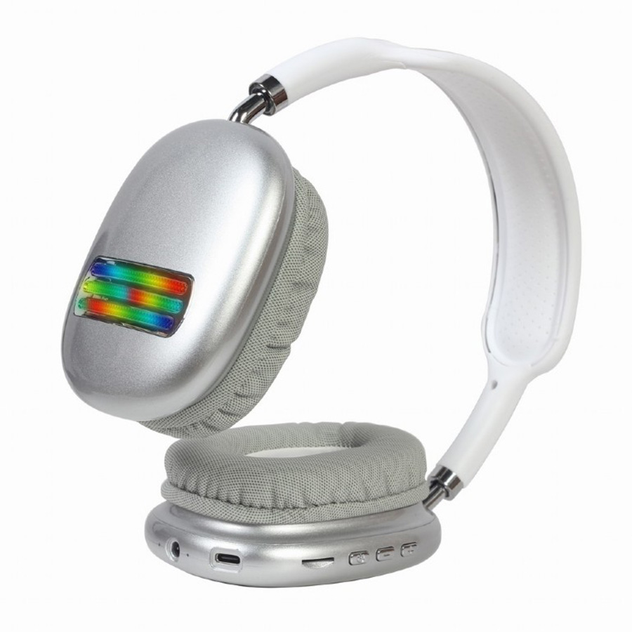 Slušalice sa mikrofonom bluetooth GEMBIRD RGB LED, BHP-LED-02-MX, sorto - Image 3