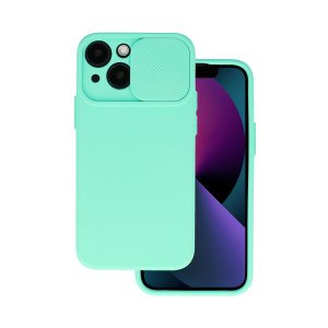 ZAŠTITA SA KAMERU SOFT ZA IPHONE 15 MINT