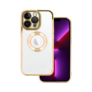 BEAUTY CLEAR CASE ZA IPHONE 12 ZLATNI