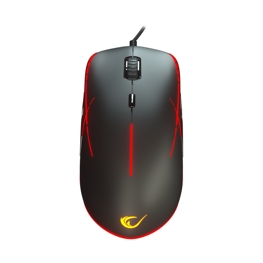 Miš gaming RAMPAGE SMX-R115 GEAR-X profesionalni, 6400dpi, pokretno RGB pozadinsko osvjetljenje, macro