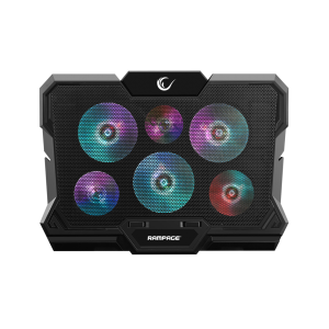 Postolje za notebook gaming RAMPAGE AD-RC10 X-GUST black,ventilator 6x, Rainbow