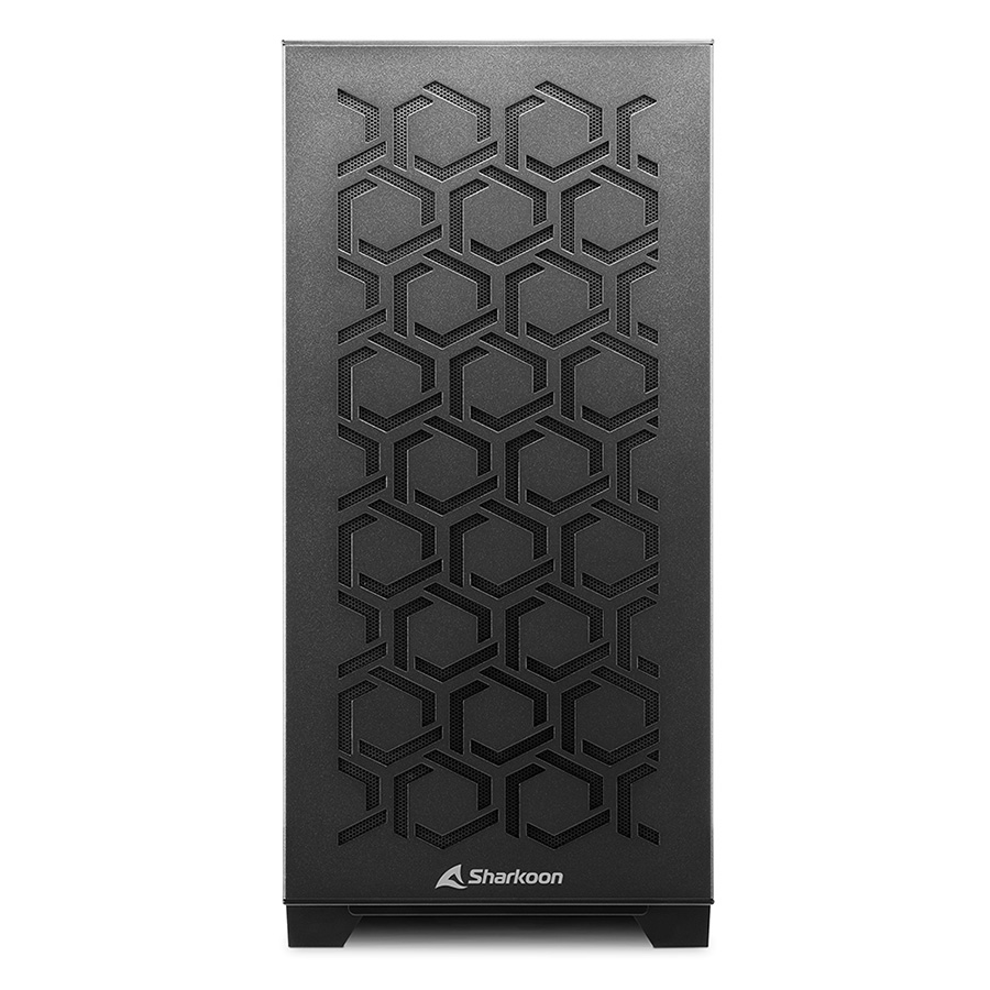 Kućište SHARKOON gaming, MS-Y1000 bk, black, ventilatori 1x80mm PWM, 3x120mm PWM, Micro-ATX - Image 2