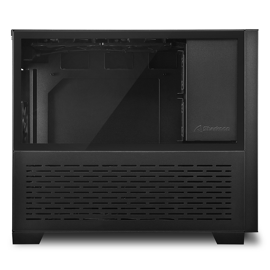 Kućište SHARKOON gaming, MS-Y1000 bk, black, ventilatori 1x80mm PWM, 3x120mm PWM, Micro-ATX - Image 4