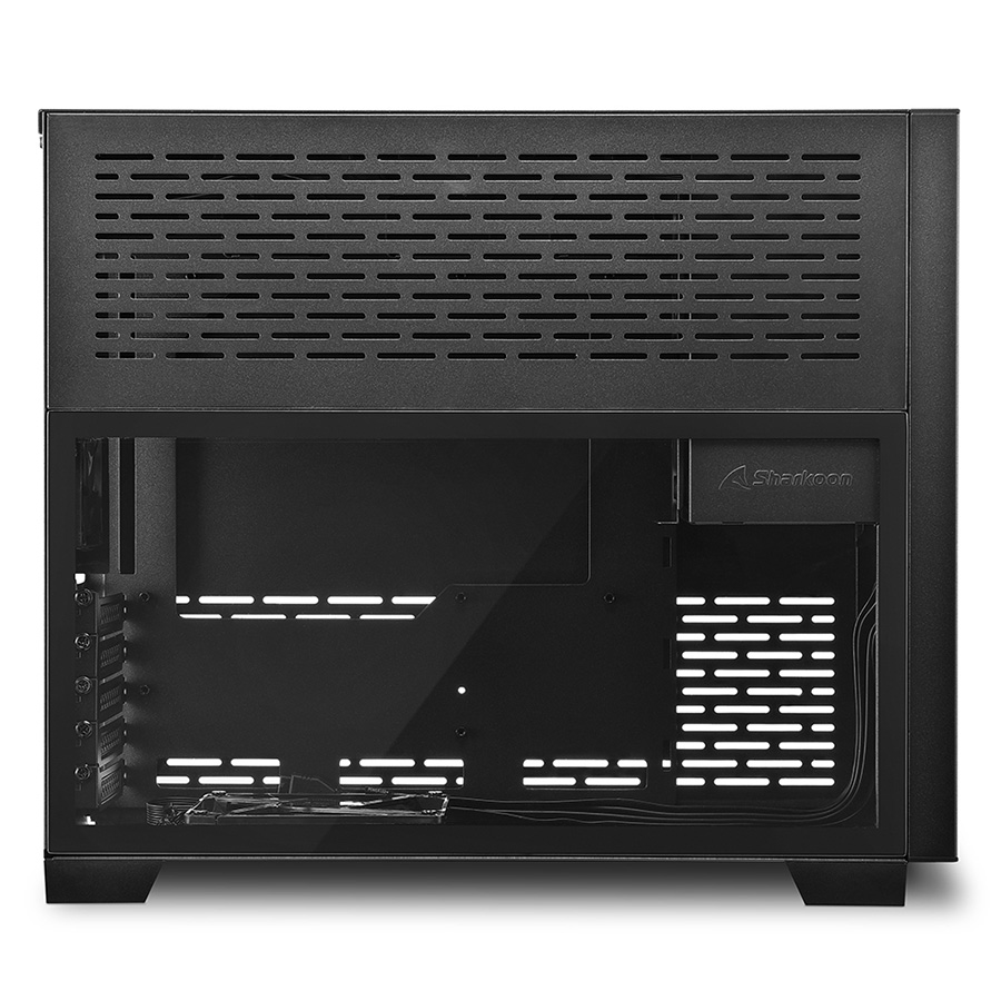 Kućište SHARKOON gaming, MS-Y1000 bk, black, ventilatori 1x80mm PWM, 3x120mm PWM, Micro-ATX - Image 5