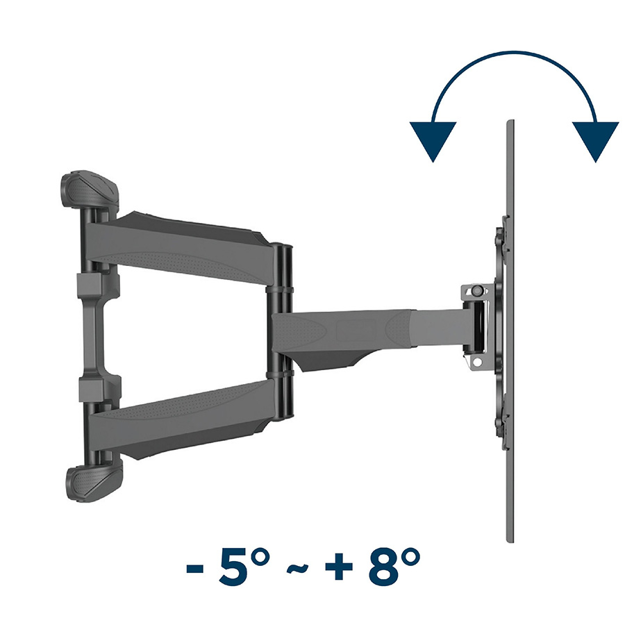 Zidni nosač GEMBIRD WM-75ST-01, 32”-75”, 45 kg, VESA: max 600 x 400 mm - Image 6
