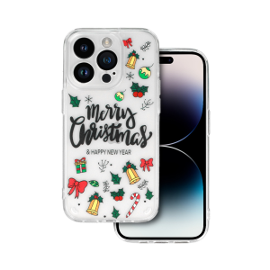 ZAŠTITNA MASKA CHRISTMAS CASE ZA SAMSUNG A14 5G DESIGN 3 CLEAR