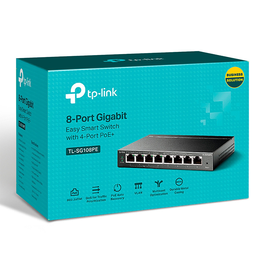 SWITCH 8 portni TP-LINK, TL-SG108PE PoE - Image 4