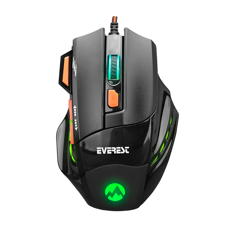 Miš i podloga gaming Everest SGM-X7 USB black 7200dpi - Image 2