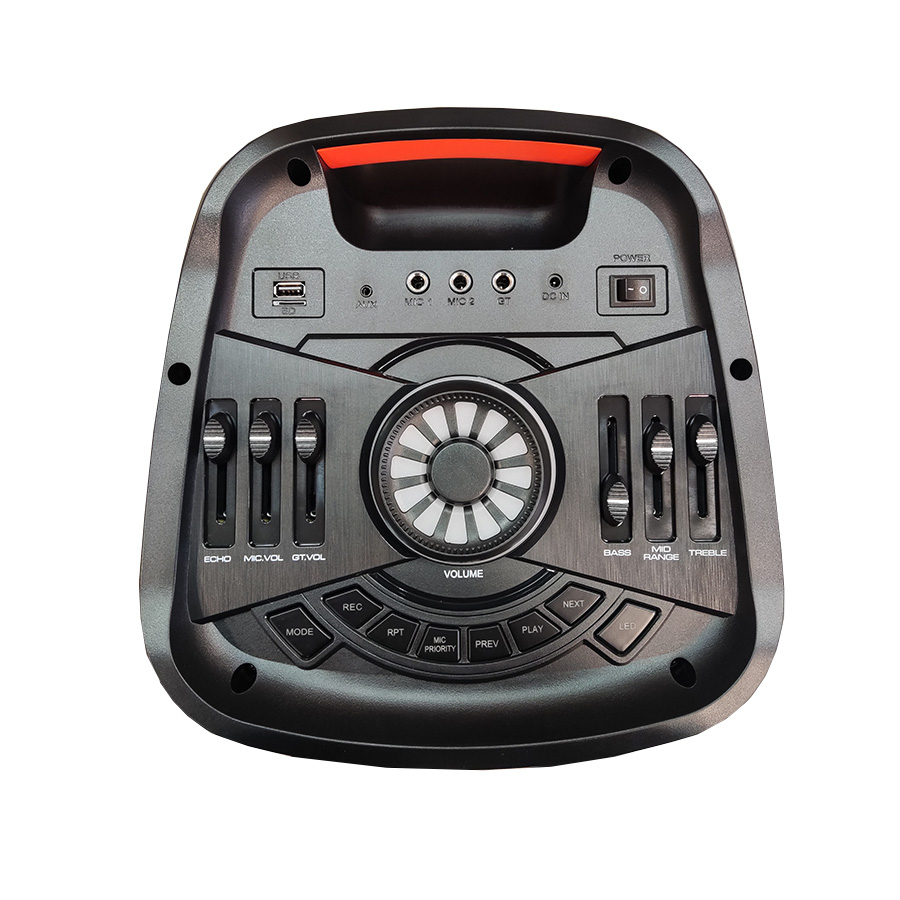 GNC MusicBox Party 240W bluetooth, karaoke, dva wireless mikrofona, USB, card, FM, LED, GNC-240W-1 - Image 7