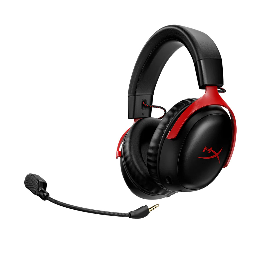 Slušalice sa mikrofonom HyperX Cloud 3 Wireless Gaming (Black-Red) 77Z46AA - Image 3
