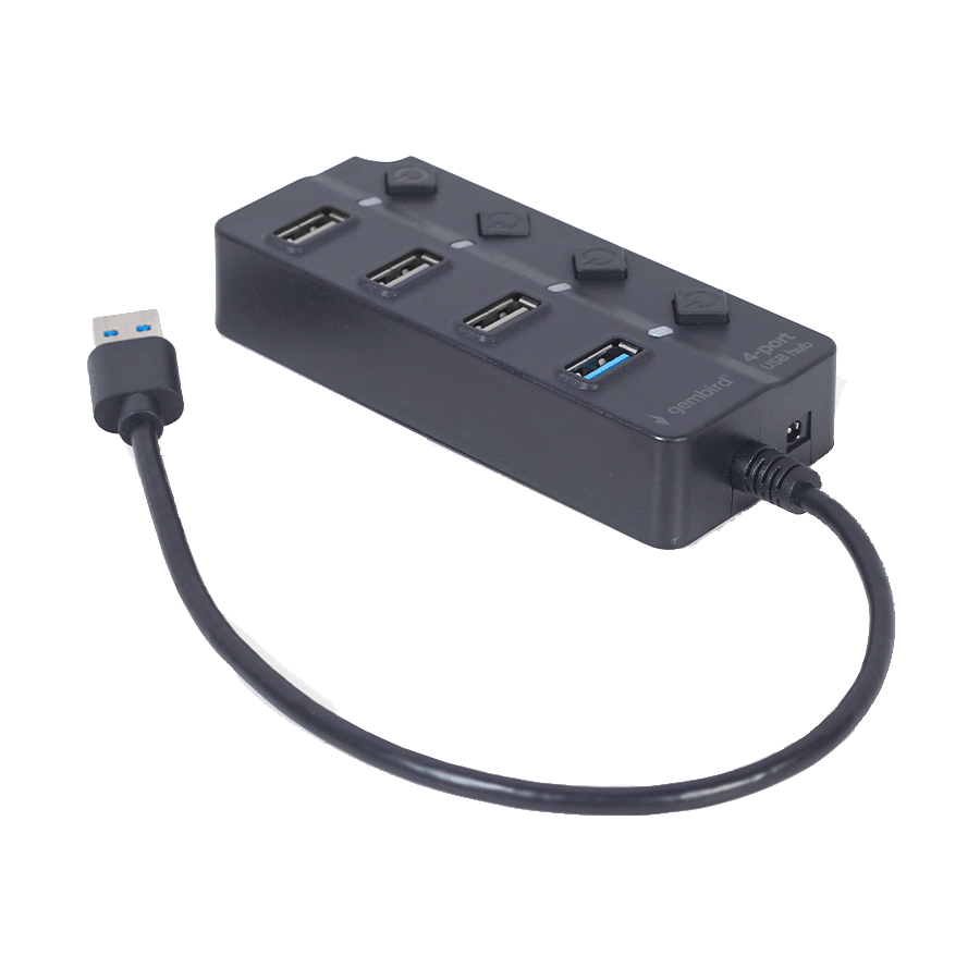 USB HUB 4-port 1 x USB 3.1 + 3 x USB 2.0 GEMBIRD UHB-U3P1U2P3P-01 - Image 5