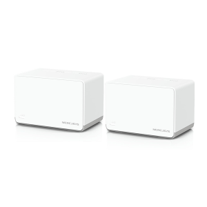 Access Point Mercusys Halo H70X (2 paketa) AX1800 Whole Home Mesh Wi-Fi 6 sistem, 574 Mbps na 2,4 GHz + 1201 Mbps na 5 GHz, interne antene, 3× Gigabit