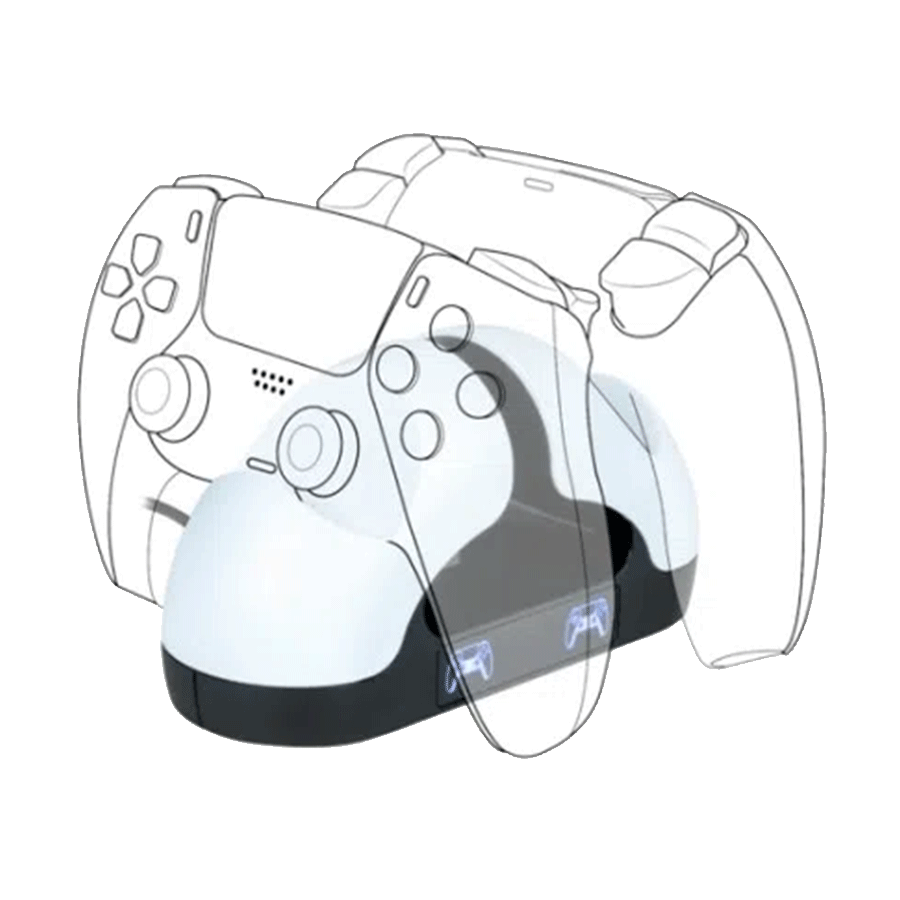 Bigben Dual Charging Station V3 (2 x Dualsense PS5 Controller) PS5DUALCHARGERV3