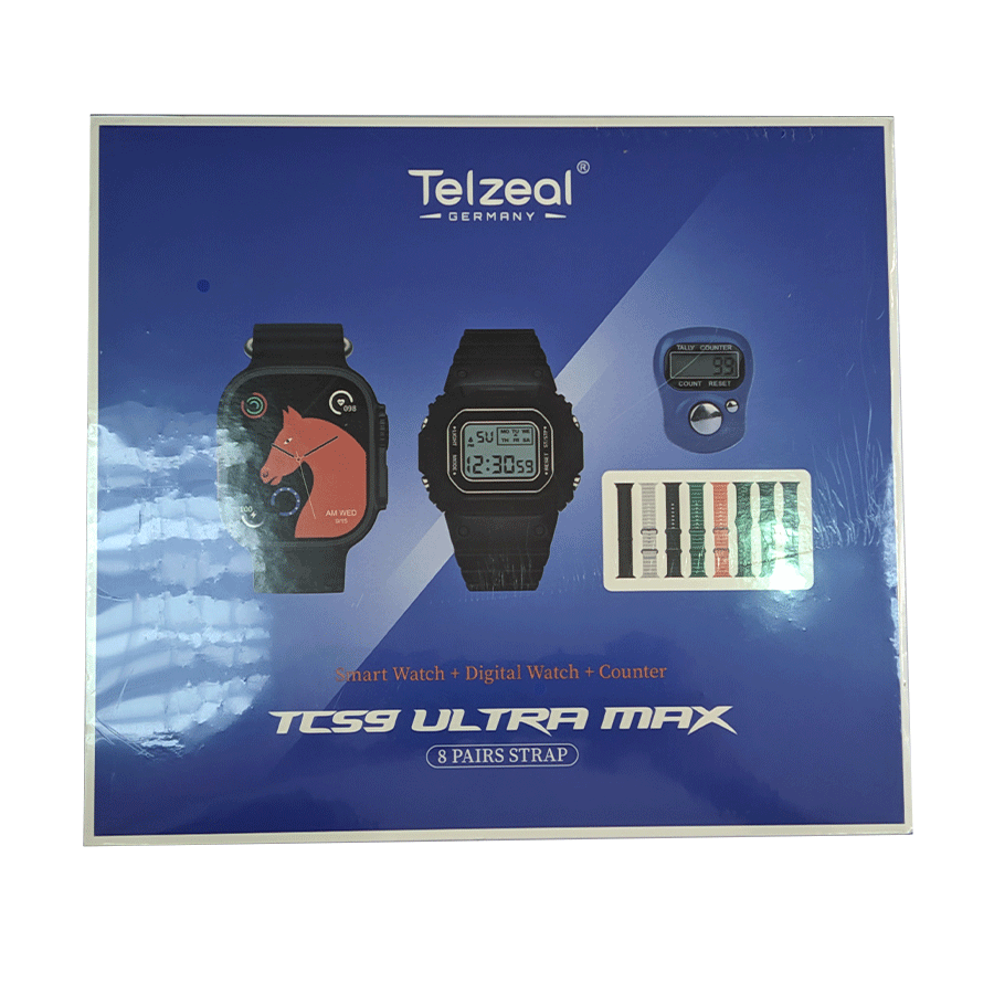 Pametni sat Telzeal TC59 Max Gift pack counter + 8 narukvica - Image 2
