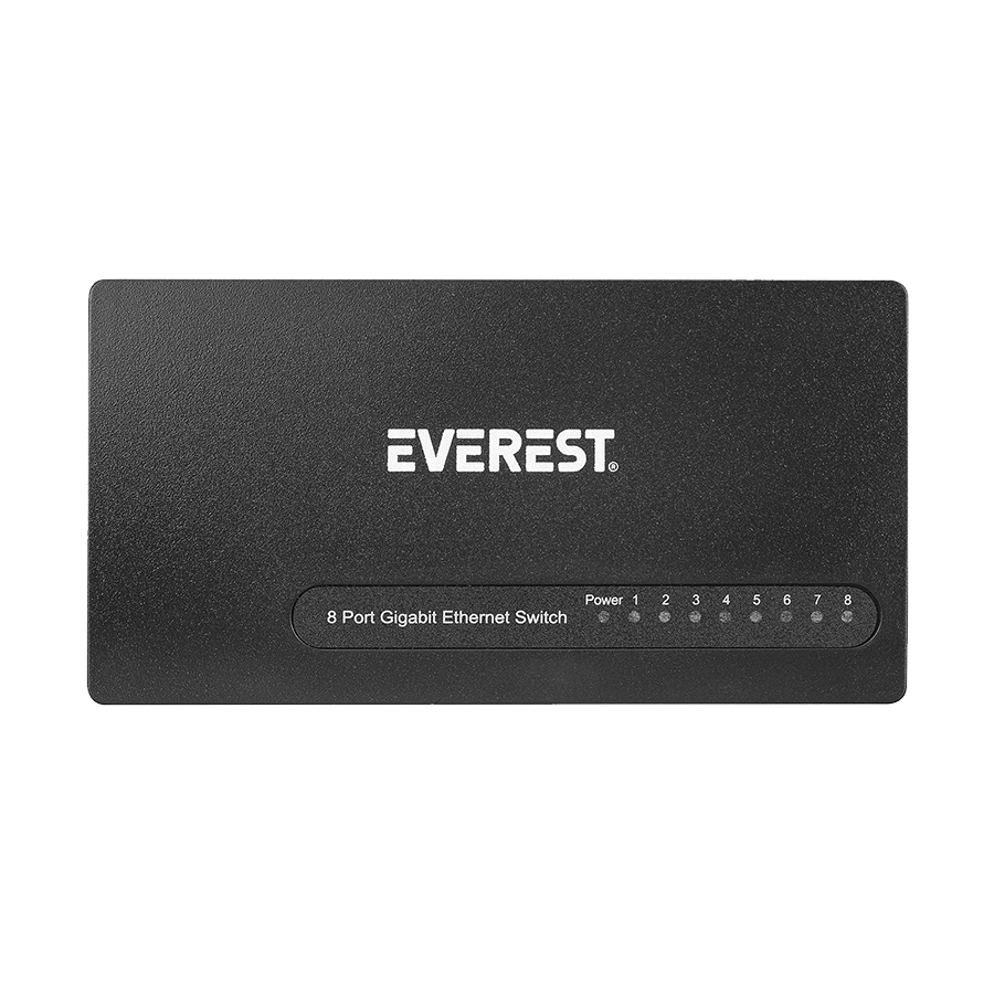 SWITCH 8 portni Everest ESW-808, 10/100/1000, RTL8370N Gigabit Ethernet - Image 2