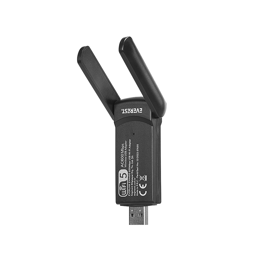USB WLAN adapter Everest EWA600 600Mbps 2.4GHz/5GHz WIFI-5 AC600 RTL8811 2*2dBi antena - Image 2