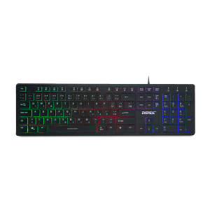 Tastatura Everest KB-840 Black Color Backlit USB, BiH layout