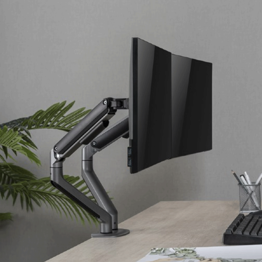 NOSAČ ZA DVA MONITORA GEMBIRD MA-DA2-05, up to 32", up to 9 kg - Image 13