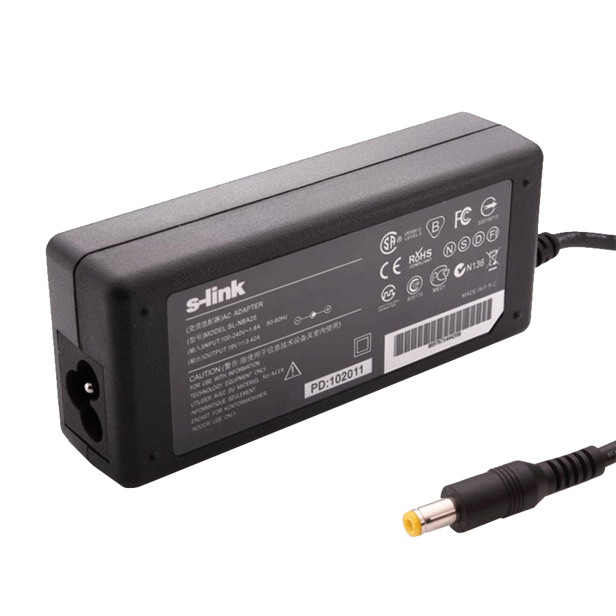 AC ADAPTER za notebook S-link SL-NBA25 19V 3.42A 5.5 * 1.75 ACER Aspire Notebook Adapter