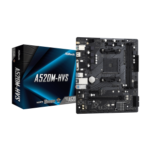ASROCK MB A520M-HVS AMD A520;AM4;2xDDR4;M.2 RAID;VGA,HDMI;micro ATX
