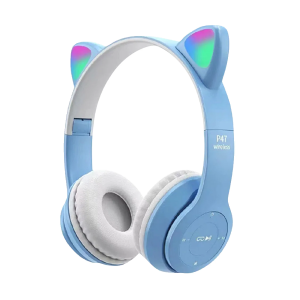 Slušalice za djecu bluetooth cat P47M blue