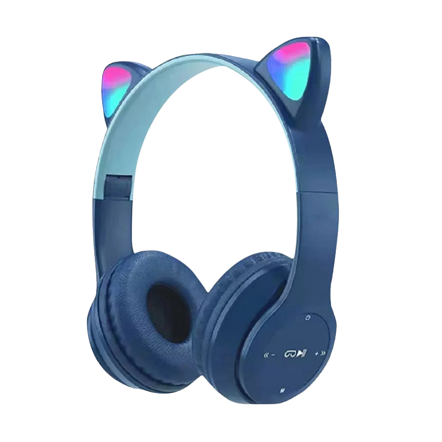 Slušalice za djecu bluetooth cat P47M navy blue