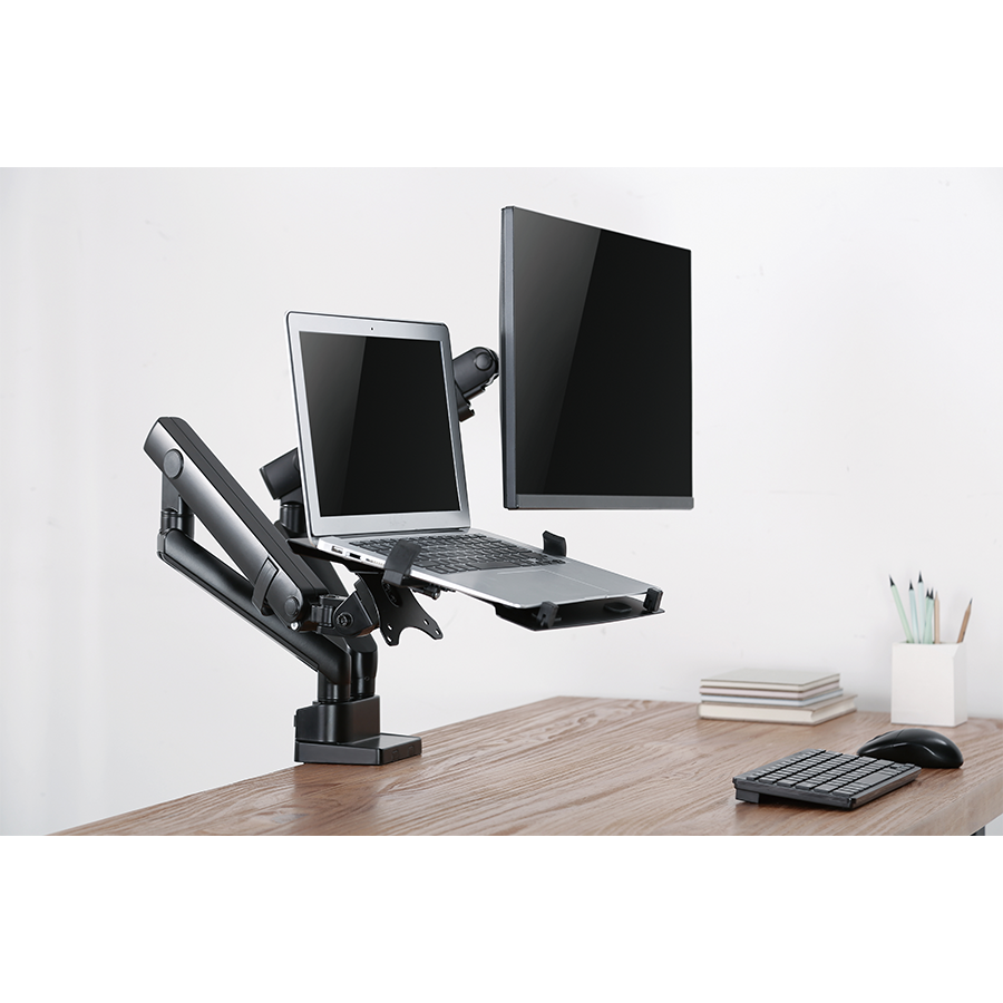 NOSAČ ZA MONITOR I LAPTOP GEMBIRD MA-DA3-02, montaža na stol, monitors up to 32" and notebooks up to 15,6" - Image 6