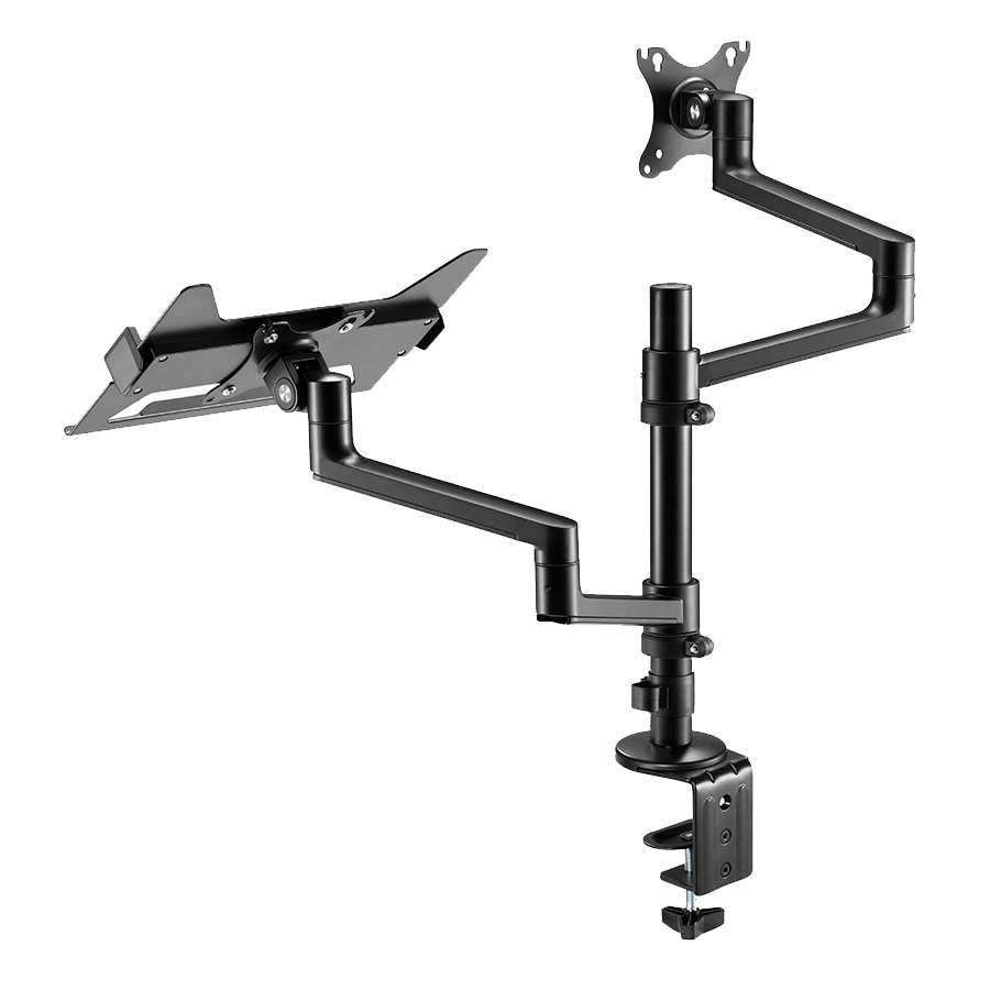 NOSAČ ZA MONITOR I LAPTOP GEMBIRD MA-DA-04, montaža na stol, monitors up to 32" and notebooks up to 17,3" - Image 3