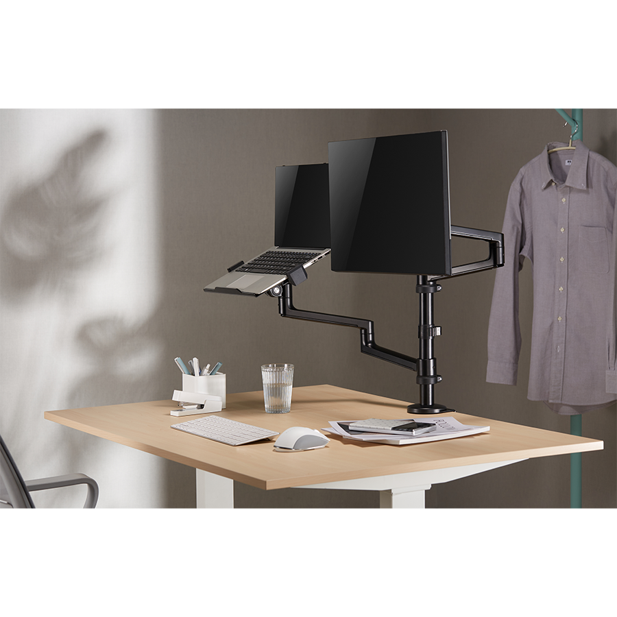 NOSAČ ZA MONITOR I LAPTOP GEMBIRD MA-DA-04, montaža na stol, monitors up to 32" and notebooks up to 17,3" - Image 7