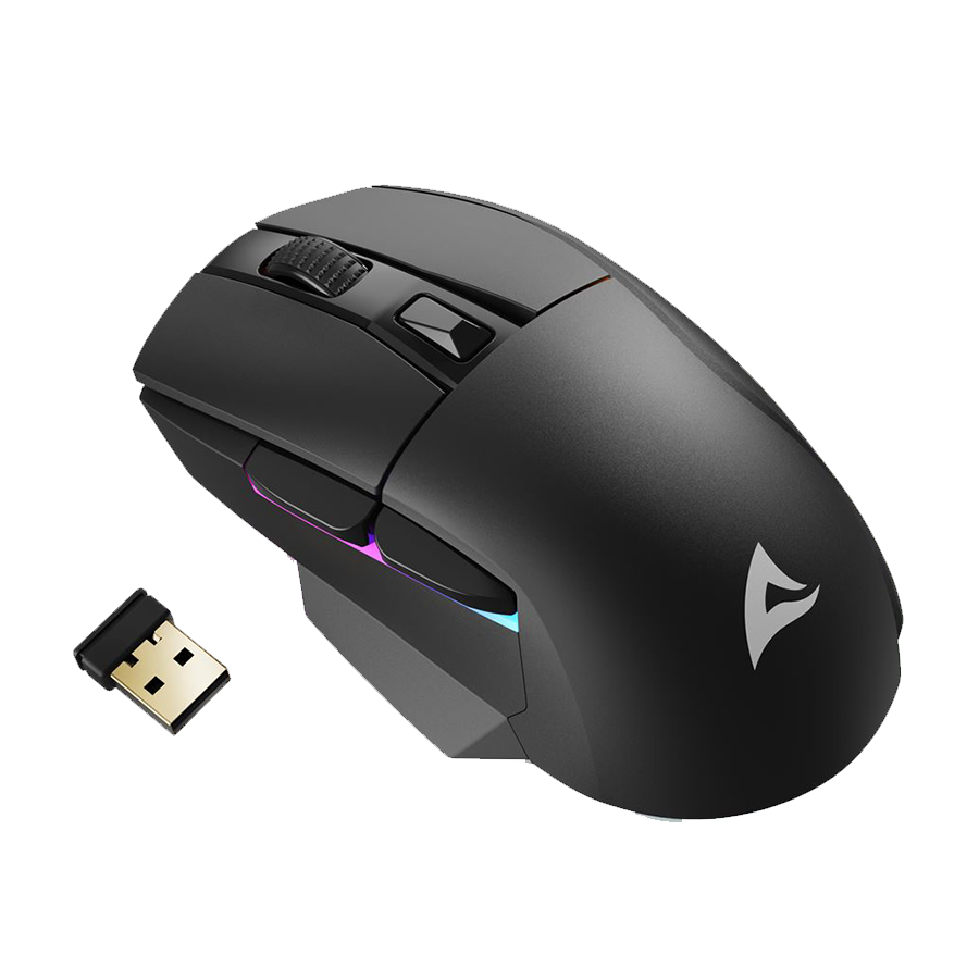 Miš SHARKOON gaming wireless/wired Skiller SGM50W Black