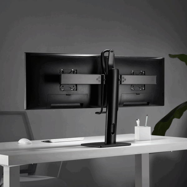 NOSAČ STALAK ZA DVA MONITORA GEMBIRD MS-D2-01, do 27”, up to 6 kg