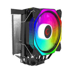 CPU hladnjak RAMPAGE OCTAGON C50 Black 57CFM 1800RPM 12cm ARGB AM5/LGA1700 Compatible Air Cooled CPU Fan