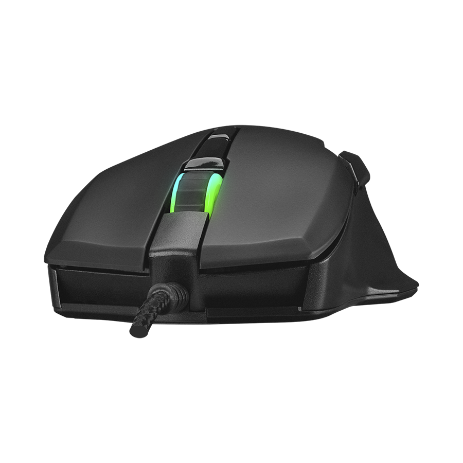 Miš gaming RAMPAGE SMX-R45 ORBIT Black. Wired 6400dpi, Huano S, 7D RGB Illuminated USB Professional Gaming Mouse - Image 3