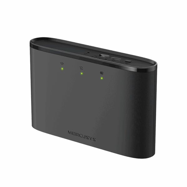 ROUTER Mercusys MT110 4G LTE mobilni Wi-Fi, 2200 mAh baterija, 4G LTE brzine do 150 Mbps, 150 Mbps WiFi 2,4 GHz, SIM kartica Plug and Play