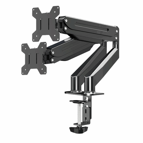 NOSAČ ZA DVA MONITORA ESPERANZA DESK HOLDER WITH GAS SPRING FOR 2 COMPUTER MONITORS 17″-27″ MACHE, ERW020