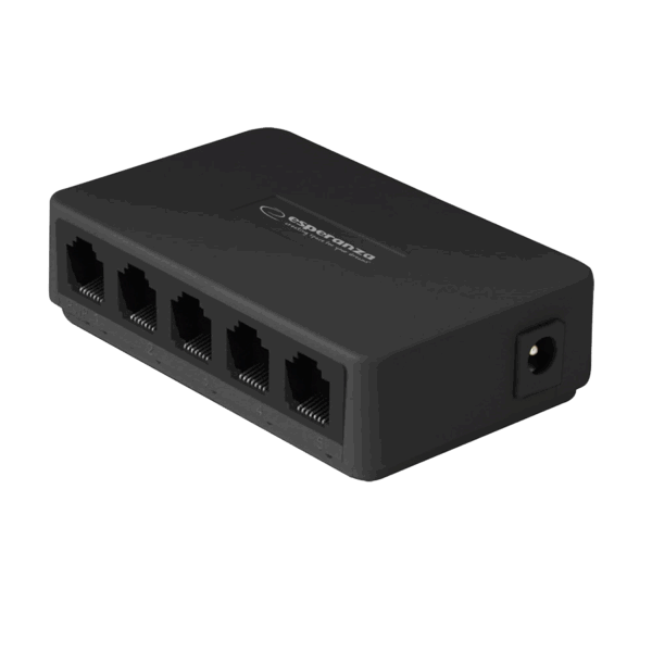 SWITCH 5 portni ESPERANZA ETHERNET SWITCH 10/100/1000 ONYX, ENS103