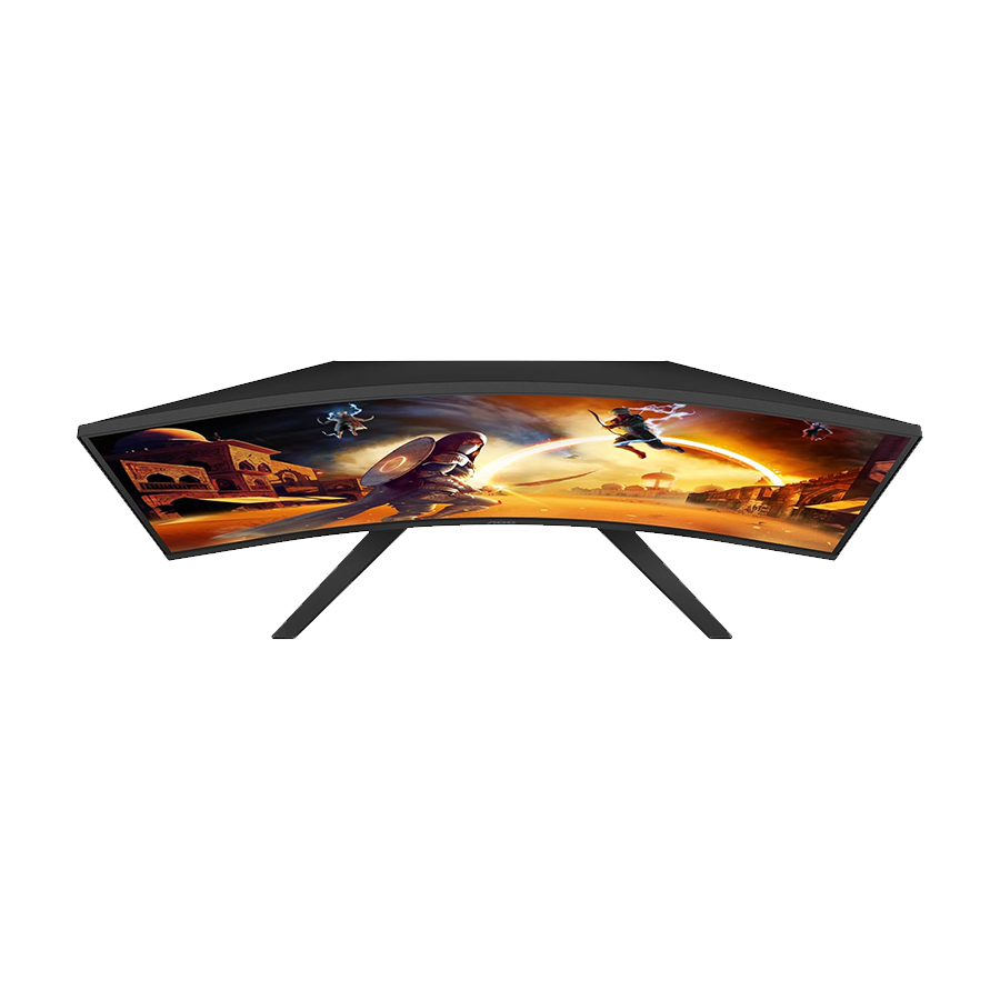 MONITOR AOC Gaming CQ32G4VE Curved 31.5” FAST VA, 16:9, 2560x1440, 180Hz, 0.5ms, 300 cd/m2, 3500:1, Audio, HDMI, DP, Tilt, Black-Red, VESA 3y - Image 7