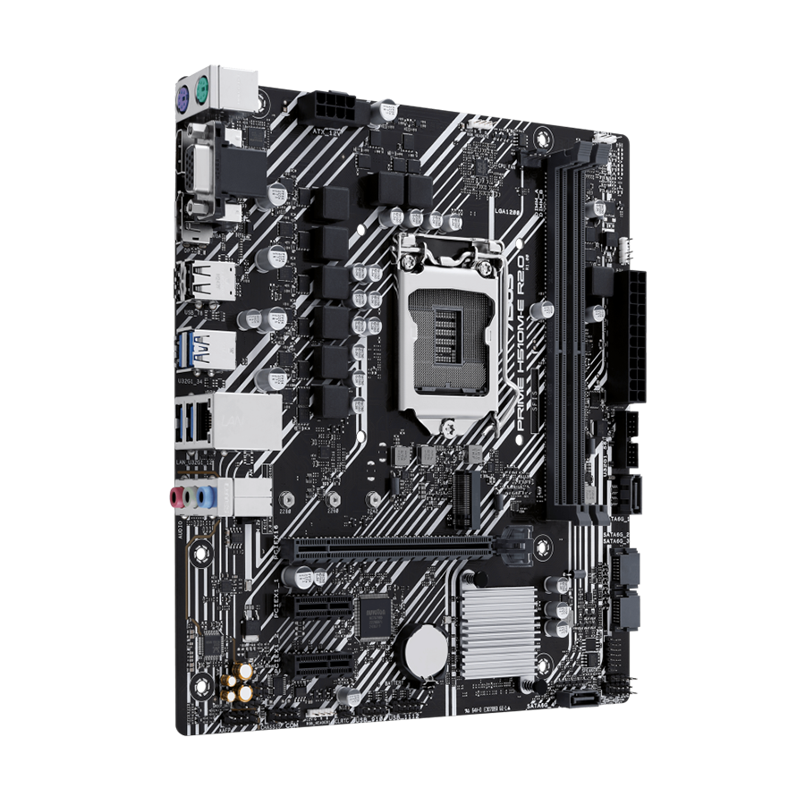 ASUS MB PRIME H510M-E R2.0, Intel H470, LGA1200, micro ATX PCIe 4.0, DP, VGA, HDMI, 2xDDR4 - Image 3