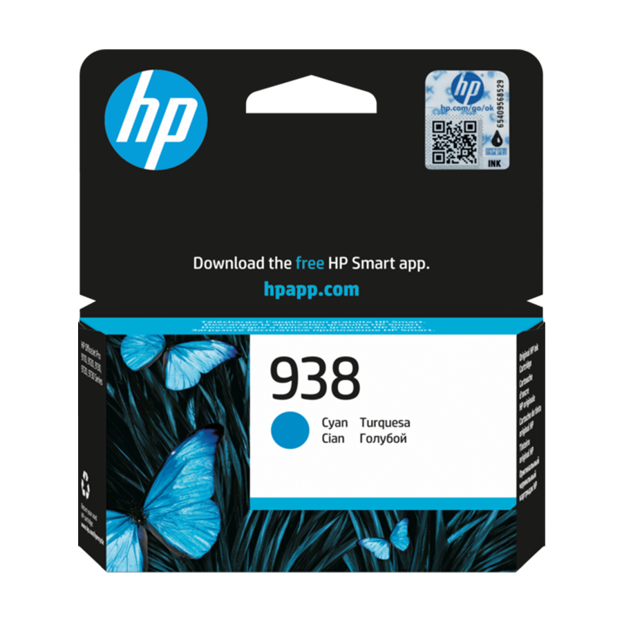 Tinta HP 938 cyan(4S6X5PE) za printere HP 9720/9730/9120/9110b/9120b