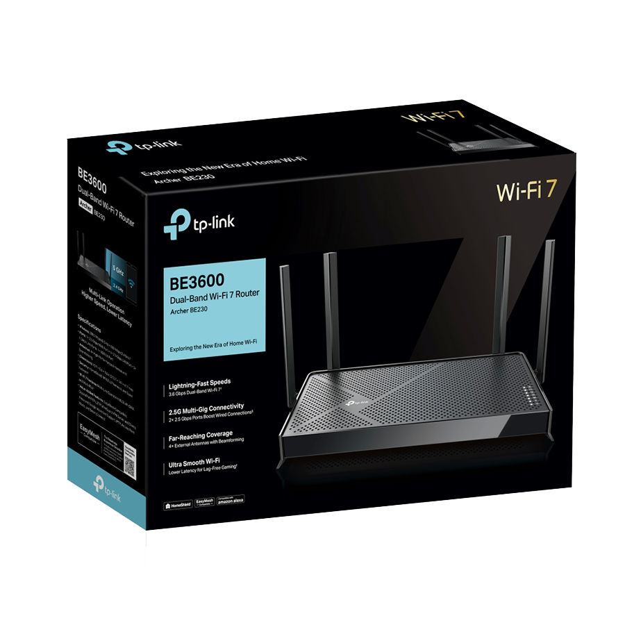 ROUTER ARCHER BE230 ARCHER-BE230, BE3600 Dual-Band Wi-Fi 7 Router, 4K/8K streaming - Image 4