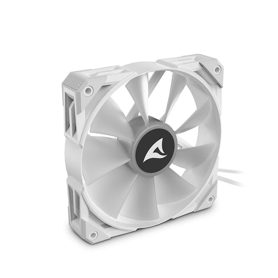 Ventilator Sharkoon Rebel F50 PWM ARGB White, 120mm - Image 2