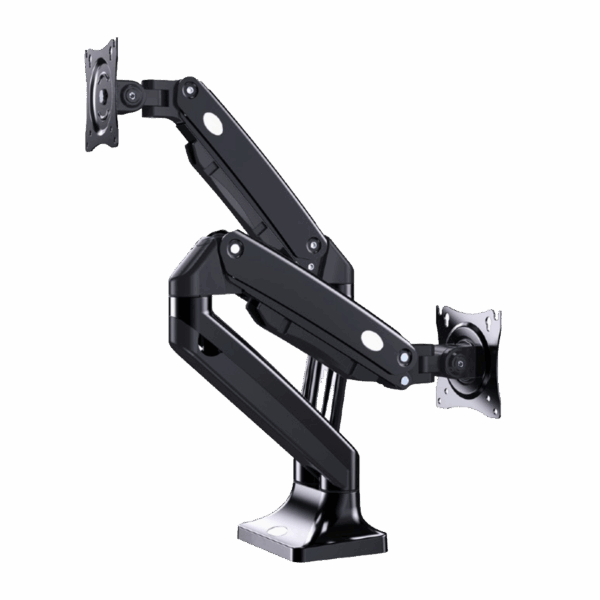 NOSAČ ZA DVA MONITORA GEMBIRD MA-DA2-03, montaža na stol, Full-motion, 17”-35”, up to 10 kg