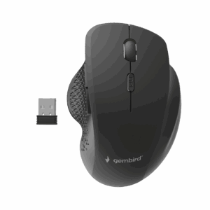 Miš GEMBIRD MUSW-6B-02, 6-button wireless optical mouse, black
