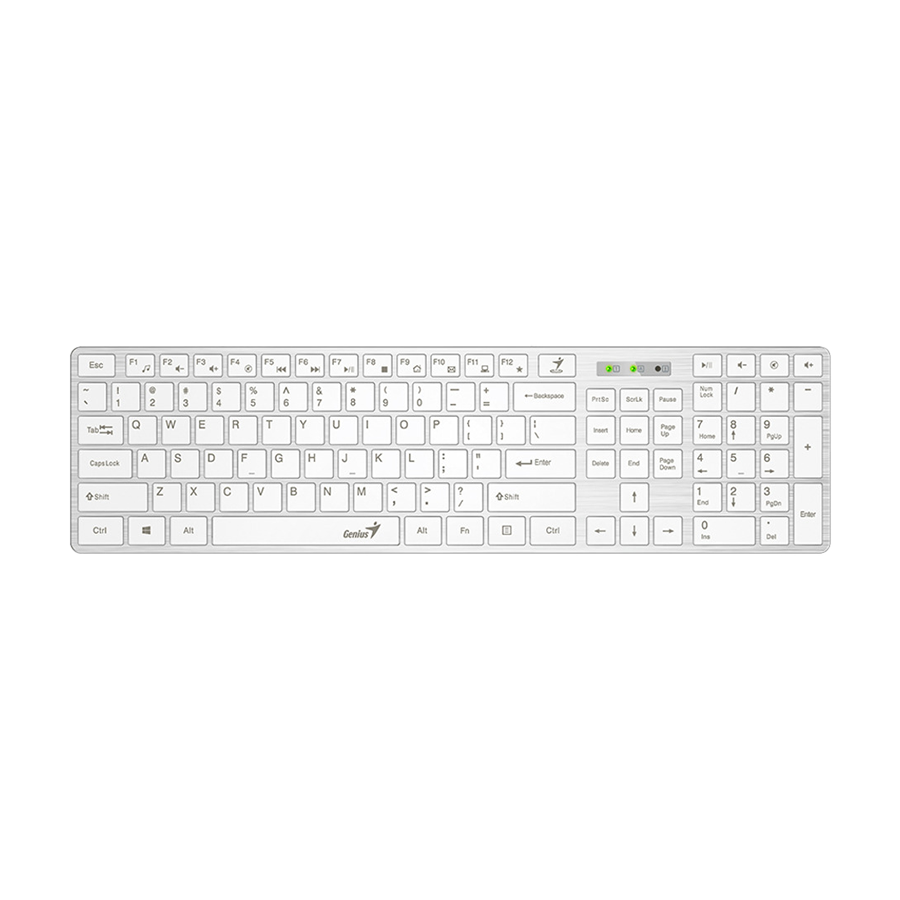 Tastatura GENIUS SlimStar 126 USB, BIH, white, 31310017414 - Image 2