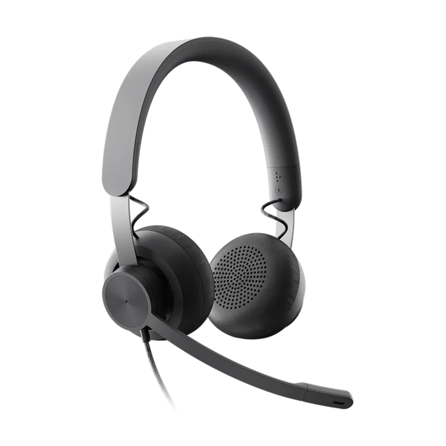 Slušalice sa mikrofonom, Logitech UC Zone USB black, USB-C, USB-A adapter included, noise-canceling, 981-000875