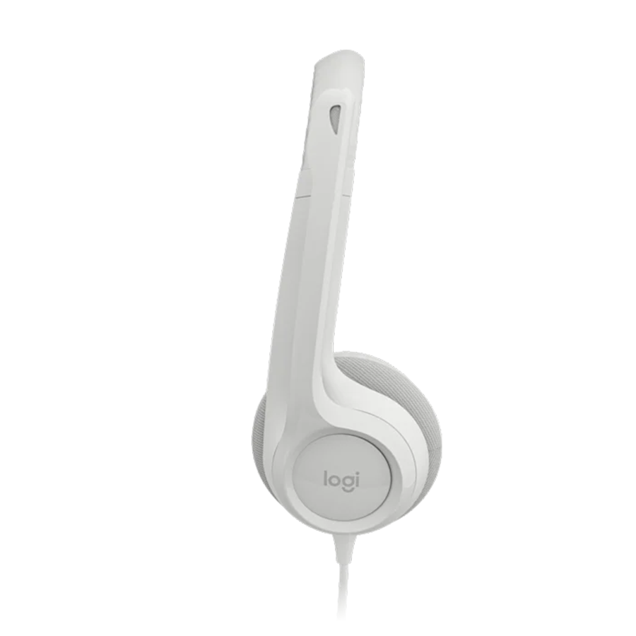 Slušalice sa mikrofonom, Logitech H390, USB, Noise-canceling Rotating microphone, Off-White, 981-001286 - Image 3