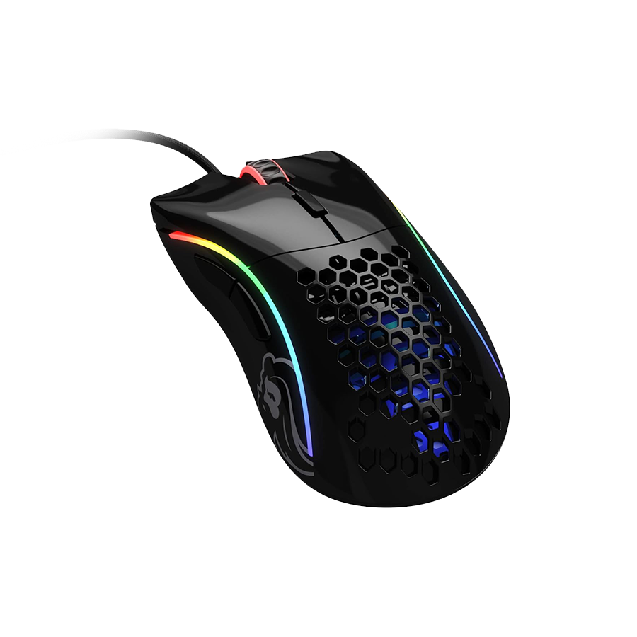 Miš Glorius gaming Race D RGB GD-GBLACK, glossy black