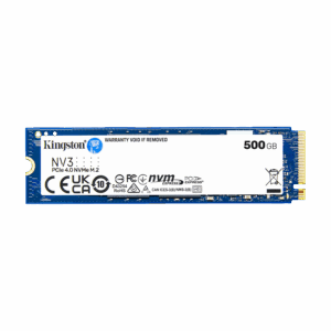 Kingston SSD SNV3S/500G 500GB NV3 NVMe PCIe 4.0 R/W:5000/3000MB/s